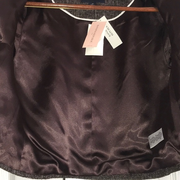 Banana Republic Wool Tweed Swing Retro Crop Jacket 4P - Picture 2 of 16